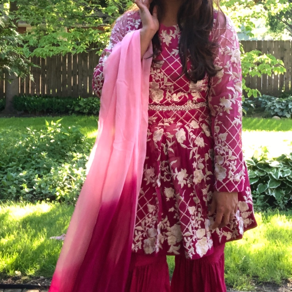 Threads & Motifs pakistani designer gharara peplum